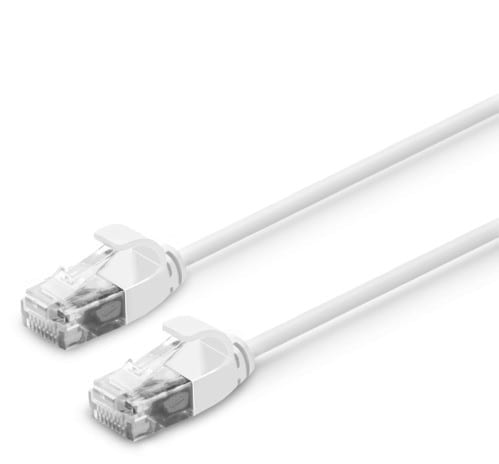 ALPHA ELETTRONICA SR ALP95-708/4-010WB CAVO PATCH SLIM CAT6 1M U/UTP BIANCO ...