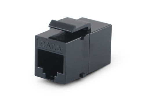 ALPHA ELETTRONICA SR ALP96-120N KEYSTONE CAT.6 PRESA-PRESA UTP NERO
