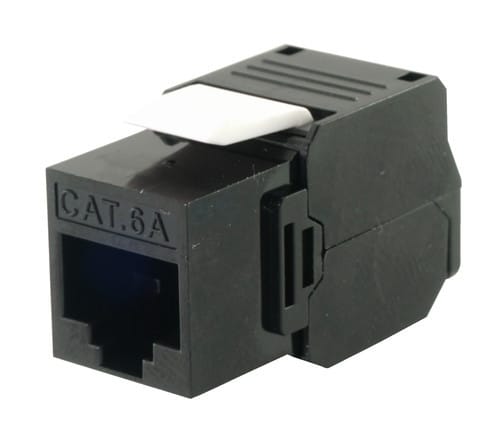 ALPHA ELETTRONICA SR ALP96-301-6A-N KEYSTONE CAT.6A UTP 180 NERO