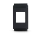 ALPHA ELETTRONICA SR ALP96-500-04 ADATT.KEYST.COMPAT. BTICINO LIVING NERO