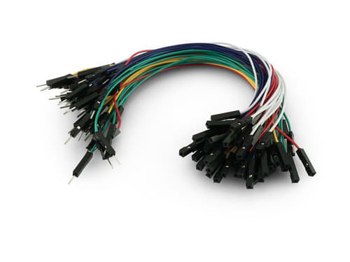 ALPHA ELETTRONICA SR - ALP20-532 Set di 50 cavetti jumper F/M 20cm