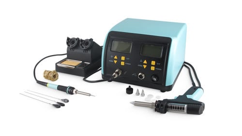 ALPHA ELETTRONICA SR ALP98-220 STAZIONE SALDANTE E DISSALDANTE CON D...