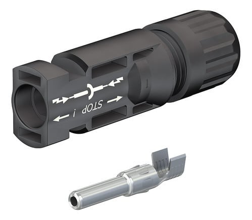 ALPHA ELETTRONICA SR ALP200-401 CONN. MC4 MASCHIO-1.000V-PER CAVO 4-6...