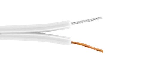 ALPHA ELETTRONICA SR ALPWTR54/075 CAVO PIATTINA 2X0.75MM - BIANCO