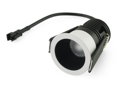 ALPHA ELETTRONICA SR ALPJO390/020NW1 FAR. LED 5W 3000K INT. NERO ALIM.INCL.