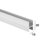 LINEA LIGHT (ILED) ILD82846 PROFILO 20X10 ALLUMINIO GRIGIO 1M