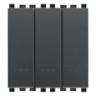 VIMAR SPA - VIW20003 TRE INTERRUTTORI 1P 20AX GRIGIO