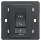 VIMAR SPA - VIW20018.CK Interruttore 2P 45A COOKER 3M grigio