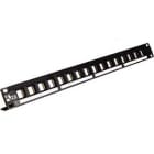 QUBIX SPA - QBX2002011 PATCH PANEL CCS VUOTO 16 POSIZIONI NE