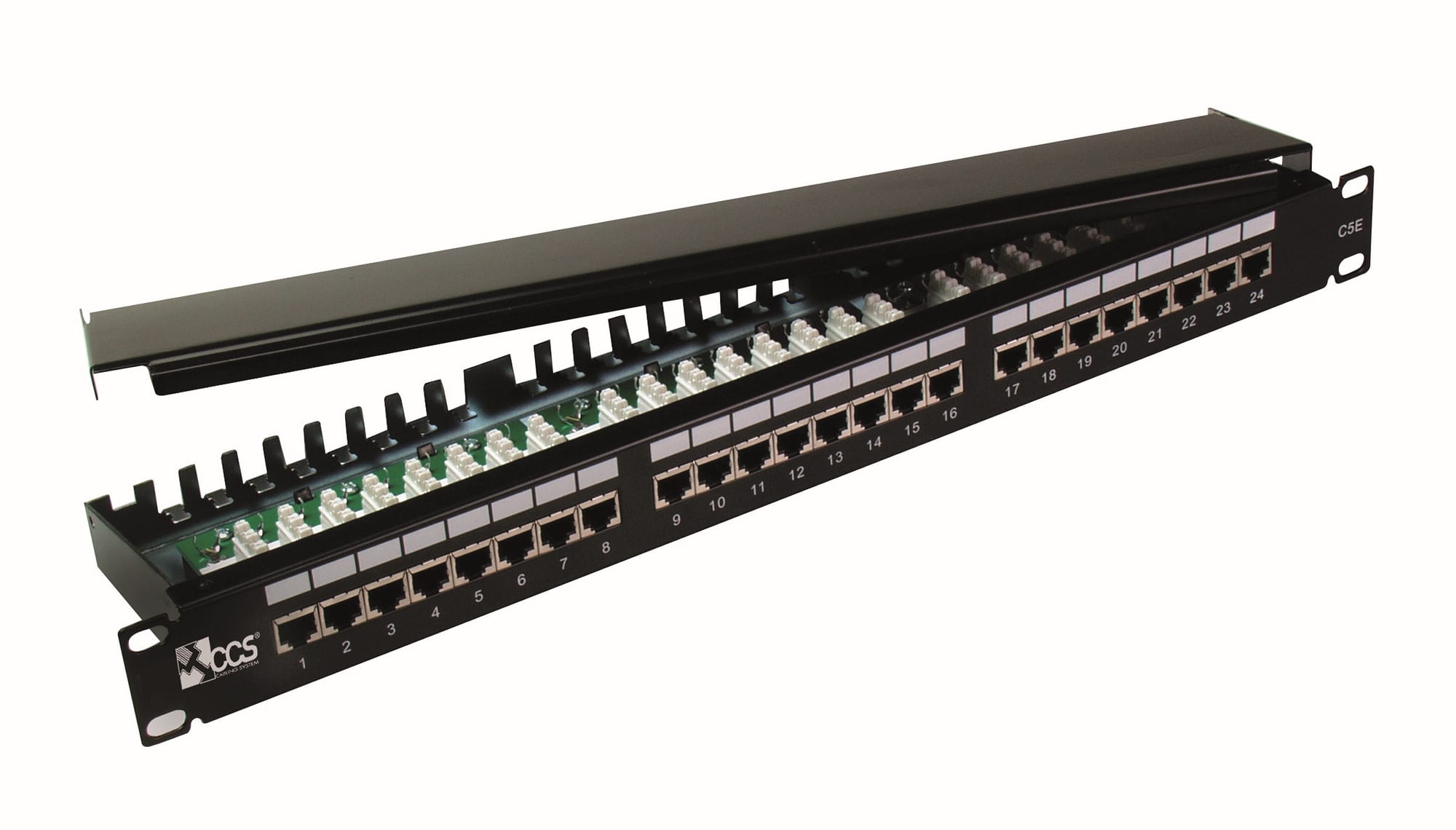 QUBIX SPA QBX2002023 PATCH PANEL CCS IDC110 C5E 24 RJ45 FTP