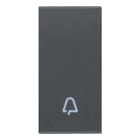 VIMAR SPA VIW20021.C TASTO 1M SIMBOLO CAMPANELLO GRIGIO