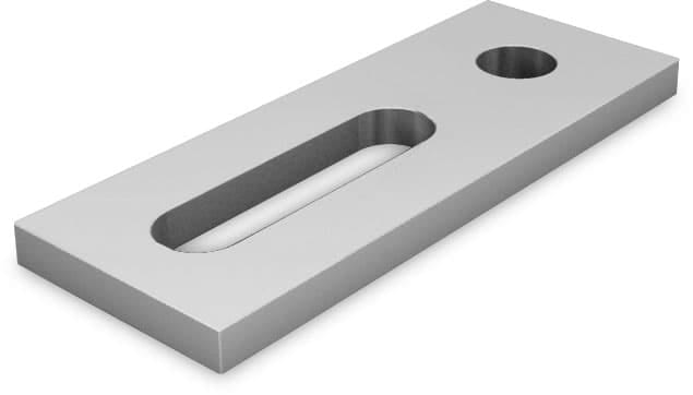 K2 - SYSTEMS GMBH K2S2002545 ADAPTER PLATE M12 ALUMINIUM 40X90