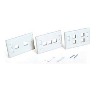 QUBIX SPA QBX2004012 PLACCA CCS PASSO 503 2 POSIZIONI RJ45