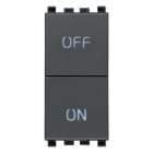 VIMAR SPA - VIW20058 Due pulsanti indipend.NO+NC 10A grigio