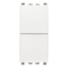 VIMAR SPA - VIW20066.B Due pulsanti indipend. NO+NO 10A bianco