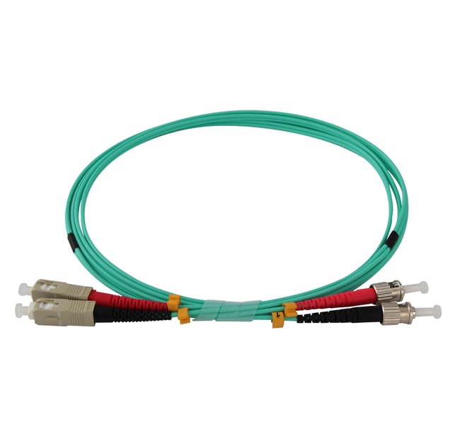 QUBIX S.R.L. NETWORK - QBX2008032OM3 Bretella bif ST-SC 50/125 MM OM3 5mt