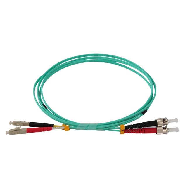 QUBIX S.R.L. NETWORK - QBX2008141OM3 BRETELLA BIF ST-LC 50/125MM OM3 3MT