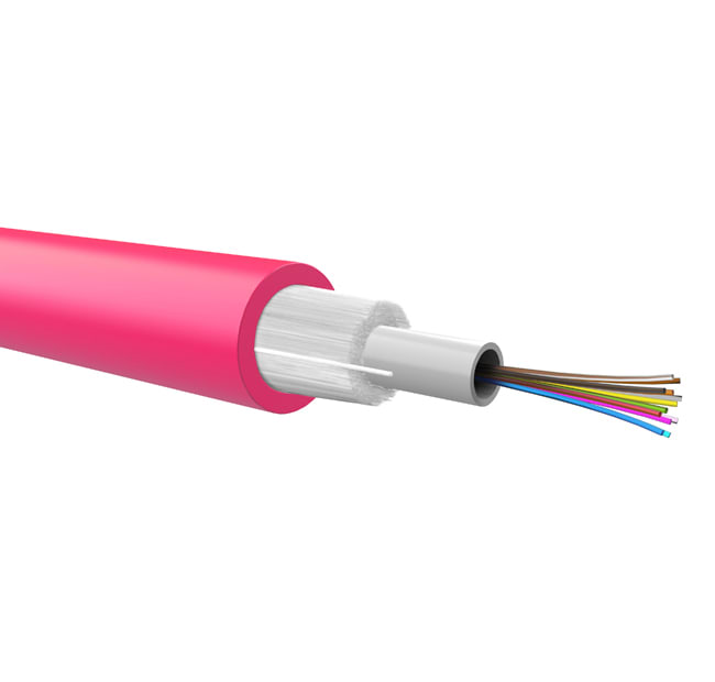 QUBIX S.R.L. NETWORK - QBX2008359OM4 CAVO 24FO 50/125OM4 ARM.DIEL.LSZH CONNET