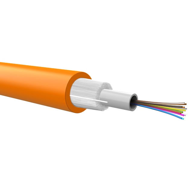 QUBIX S.R.L. NETWORK - QBX2008368 CAVO 12FO 62,5/125 ARM. DIEL.LSZH CONNET