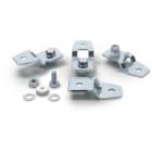 QUBIX SPA QBX2011304 KIT 4 STAFFE FISSAGGIO A PARETE ARM IP65