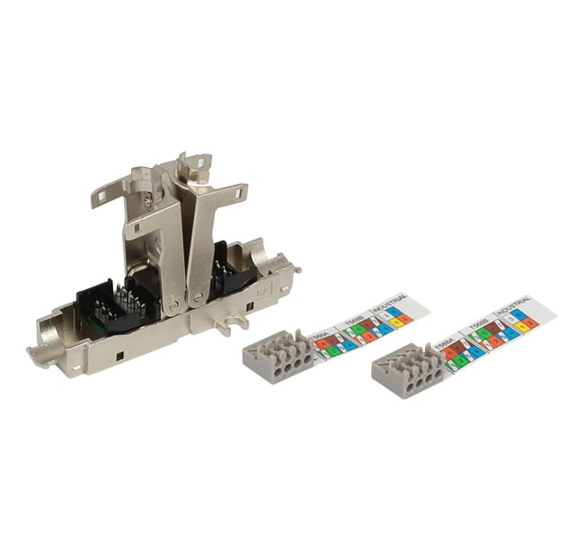 QUBIX S.R.L. NETWORK - QBX2012027 GIUNTO INLINE EASYCRIMP RJ45 8P C6A STP