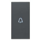 VIMAR SPA - VIW20131.C TASTO 1M SIMB. CAMPANELLO ASSIALE GRIGIO