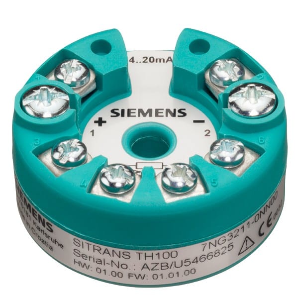 SIEMENS SIE7NG32110NN00 SITRANS TH100 TEMPERATURE TRANSMITTER