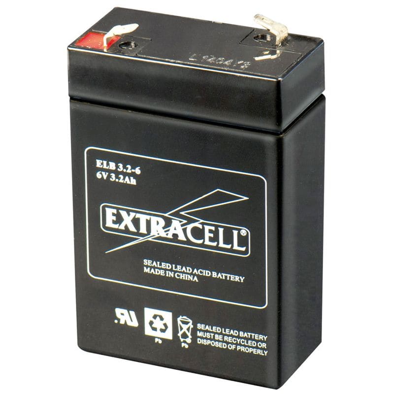 ELCART DISTRIBUTION ERT300450600 BATTERIA RIC.PIOMBO 6V 3,2 AH