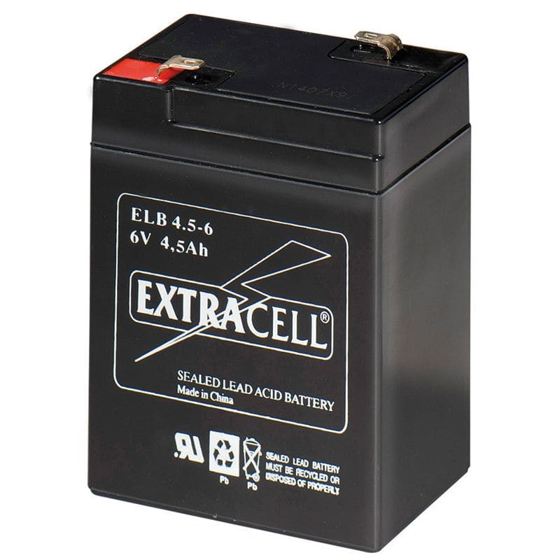 ELCART DISTRIBUTION ERT300451000 BATTERIA RIC.PIOMBO 6V 4,5 AH