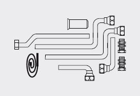 VAILLANT VLT0020151261 KIT CONNESSIONE MURALI-UNISTOR 120