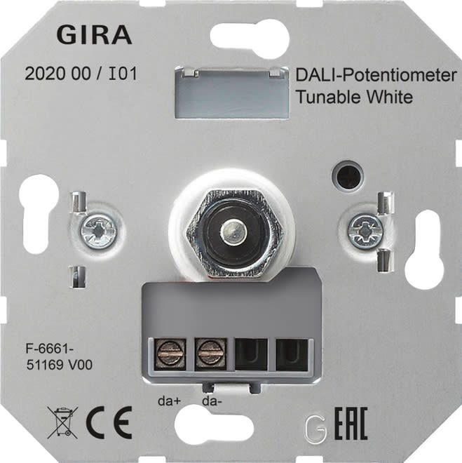 GIRA - GIR202000 DALI Potentiometer Tunable WH Einsatz