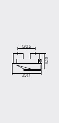 VAILLANT VLT0020207070 SDOPPIATORE 80/80MM TURBOMAG/TURBOMAGPLU