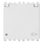 VIMAR SPA - VIW20208.C.B PRESA SICURY 2P+T 16A DE + COPER. BIANCO