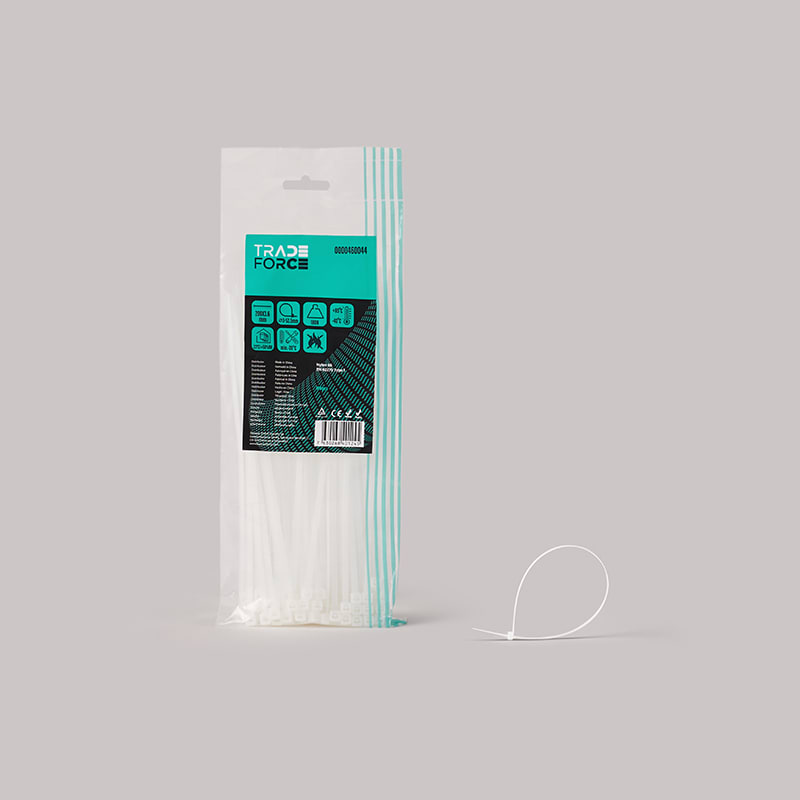 TRADEFORCE TDM0000460044 FASCETTA NATURALE 200X3,6MM CF 100PZ