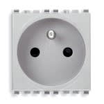 VIMAR SPA - VIW20212.N Presa SICURY 2P+T 16A francese Next