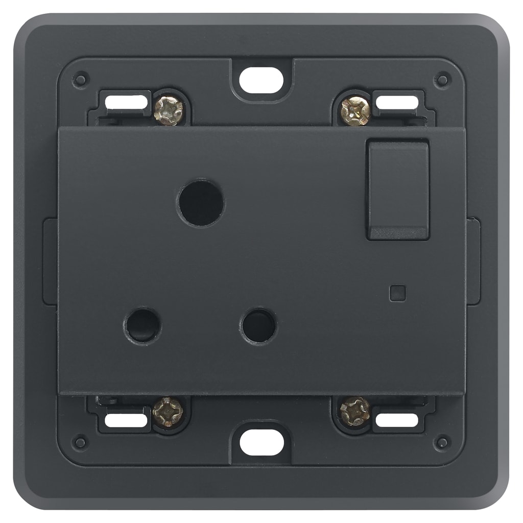 VIMAR SPA - VIW20215.L Presa 2P+T 5A inglese inter.+spia grigio