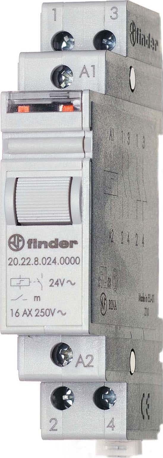 FINDER SPA FIN202290484000 RELE AD IMPULSI 17.5MM 2NO 16A