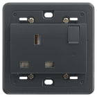 VIMAR SPA - VIW20221.L Presa 2P+T 13A inglese interr. grigio