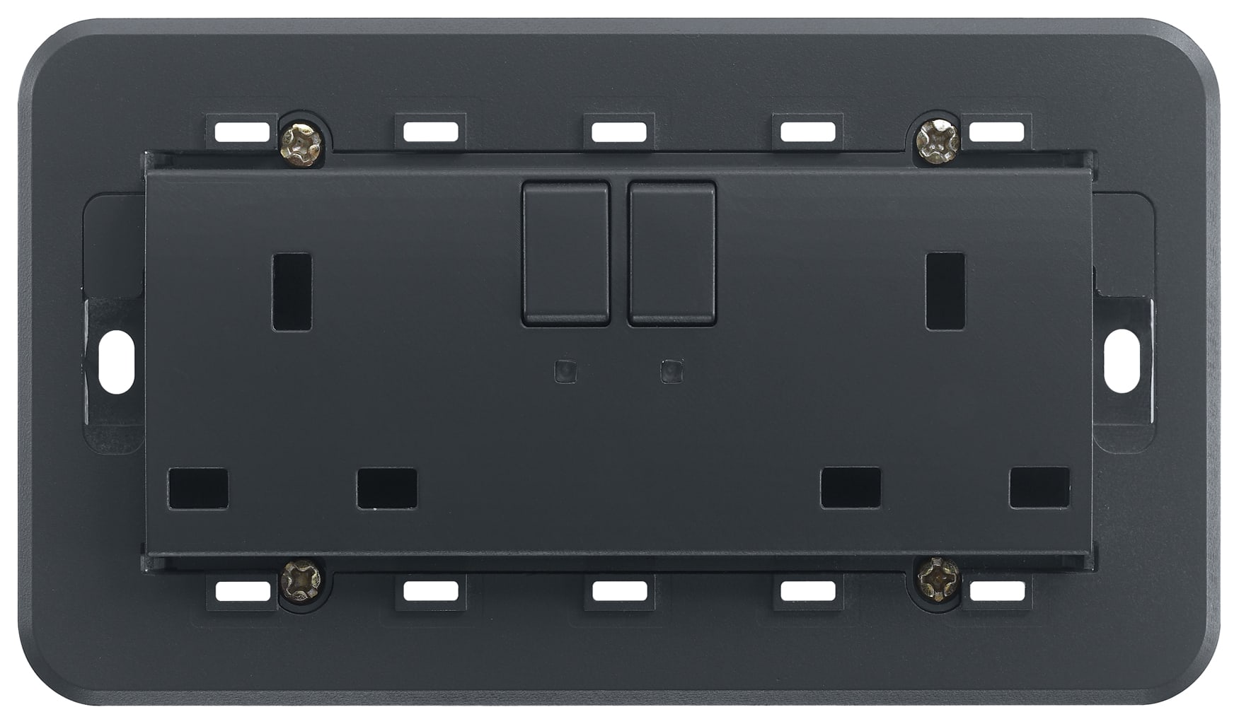 VIMAR SPA - VIW20222.L 2 prese 2P+T 13A inglese interr. grigio