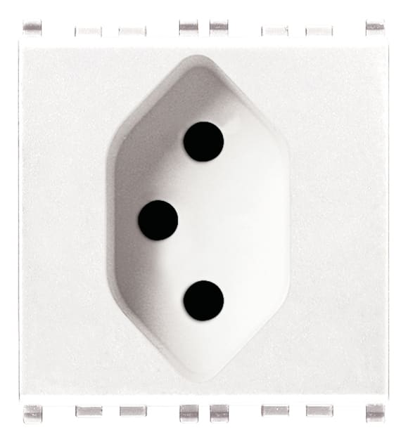 VIMAR SPA - VIW20226.B PRESA SICURY 2P+T 10A SVIZZERO 13 BIANCO