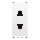 VIMAR SPA - VIW20234.B Presa SICURY 2P 16A USA+EU ø4,8mm bianco