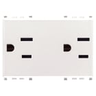 VIMAR SPA VIW20243.B 2 PRESE SICURY 2P+T 15A USA+SASO BIANCO
