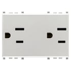 VIMAR SPA - VIW20243.N 2 prese SICURY 2P+T 15A USA+SASO Next