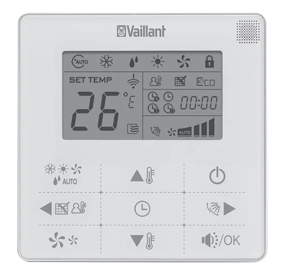 VAILLANT - VLT0020244354 Controllo digitale parete - cassetta 3,5