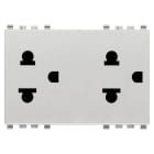 VIMAR SPA - VIW20249.N Due prese SICURY 2P+T 16A USA+EU Next