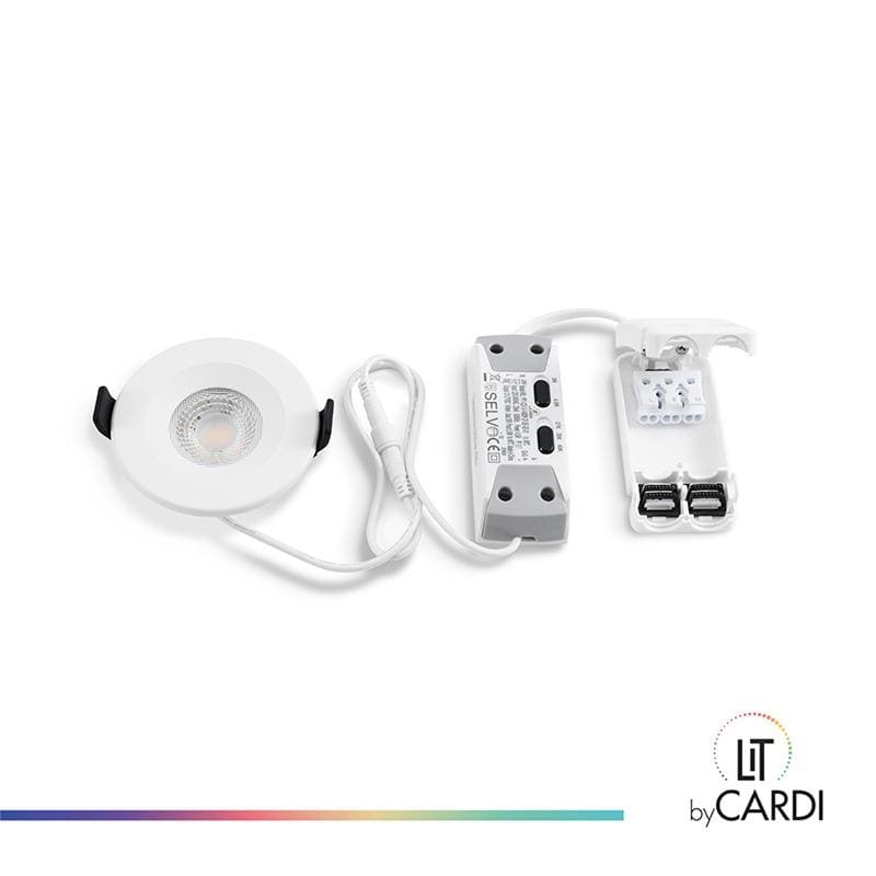 LIT BY CARDI LIT0017440212 SPOT DIA 90MM FISSO 3/4,5W 2,7/3/4000K D