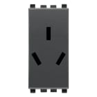 VIMAR SPA - VIW20251 Presa SICURY 2P+T 10A cinese grigio