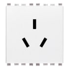 VIMAR SPA - VIW20252.B Presa SICURY 2P+T 10A cinese 2M bianco