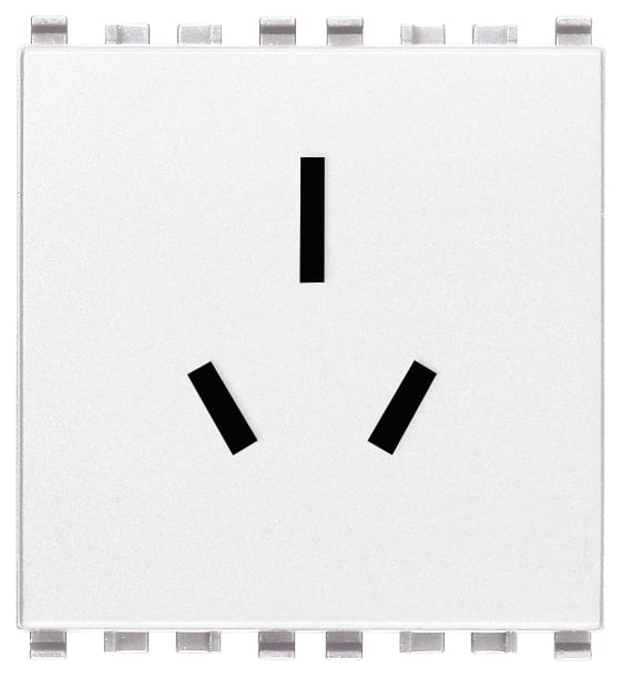 VIMAR SPA - VIW20262.B Presa SICURY 2P+T 15A Australia bianco