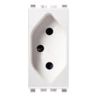 VIMAR SPA - VIW20264.B Presa SICURY 2P+T 10A brasiliano bianco